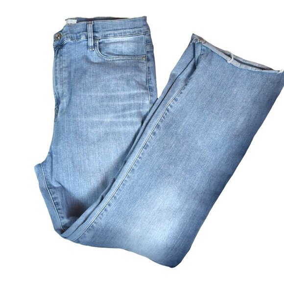 Frame Denim Light Blue Flare Jeans - Picture 3 of 9